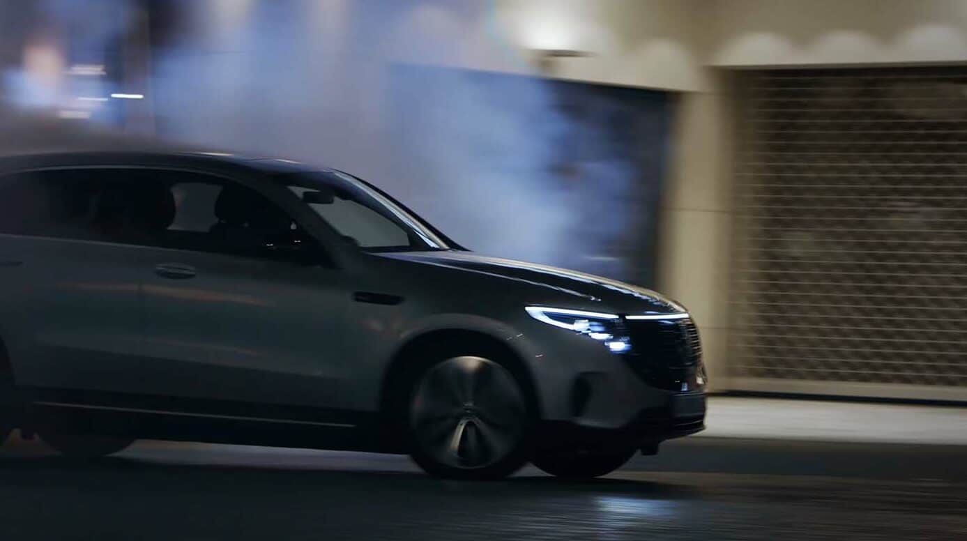Mercedes Benz eSports Spot, fahrendes Auto - Filmproduktion hawkins.film