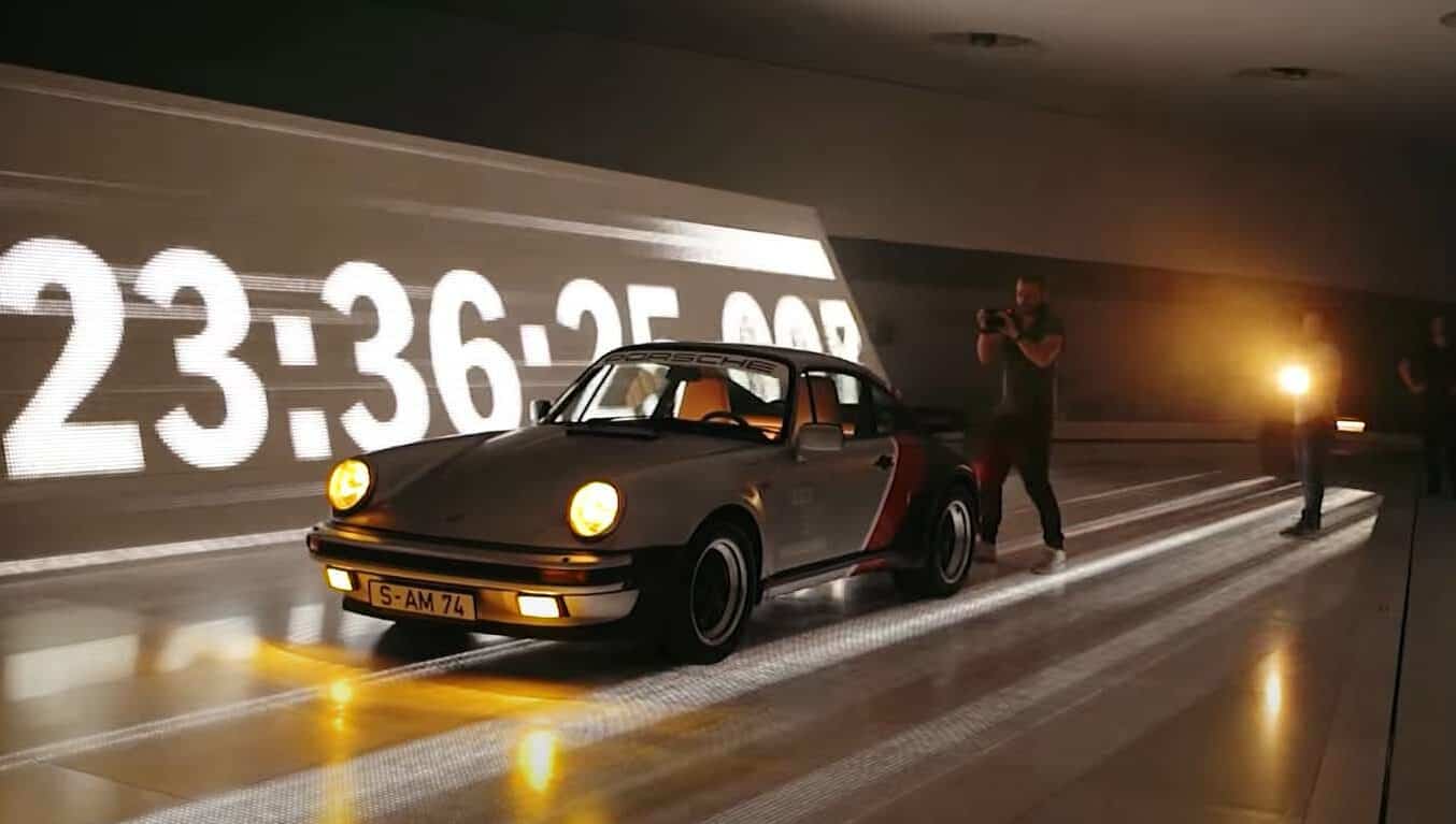 Porsche x Cyberpunk 2077 Kampagnenfilm, behind the scenes Porsche Museum - Filmproduktion hawkins.film